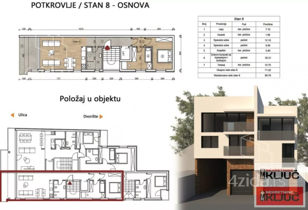 Trosoban stan | 4zida