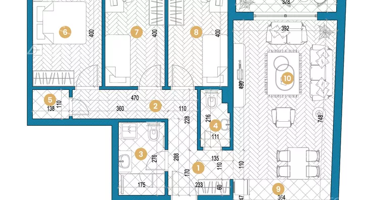 Četvoroiposoban stan | 4zida