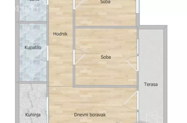 Trosoban stan | 4zida