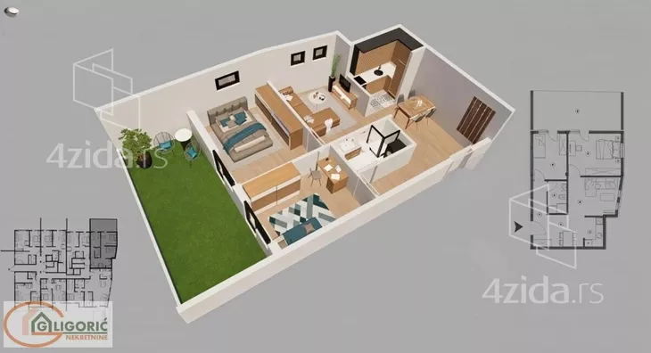 Trosoban stan | 4zida