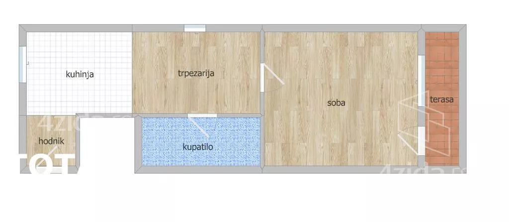 Jednosoban stan | 4zida