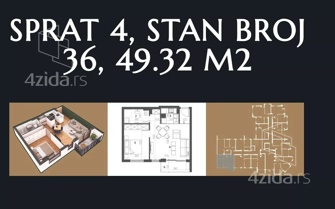 Dvosoban stan | 4zida