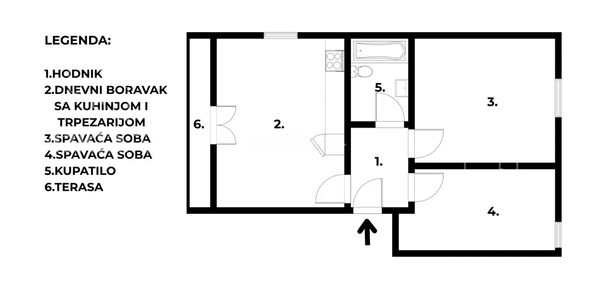 Trosoban stan | 4zida