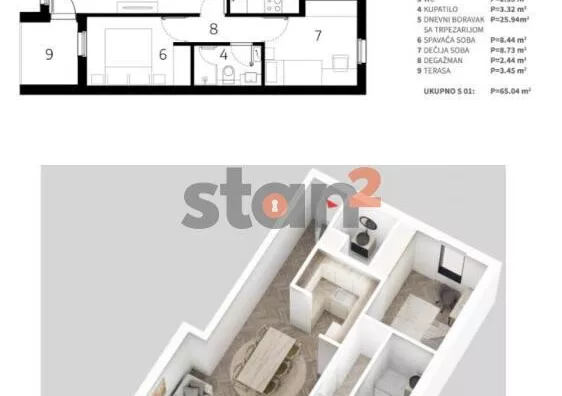 Dvoiposoban stan | 4zida