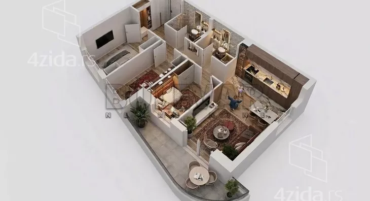 Četvorosoban stan | 4zida