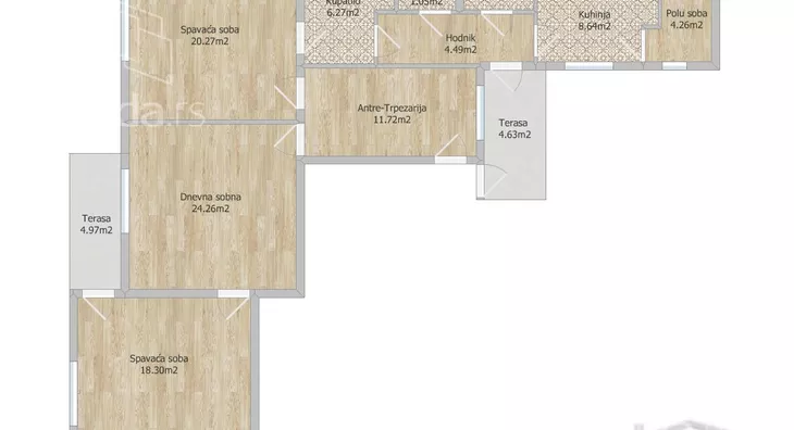 Troiposoban stan | 4zida