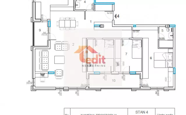 Troiposoban stan | 4zida
