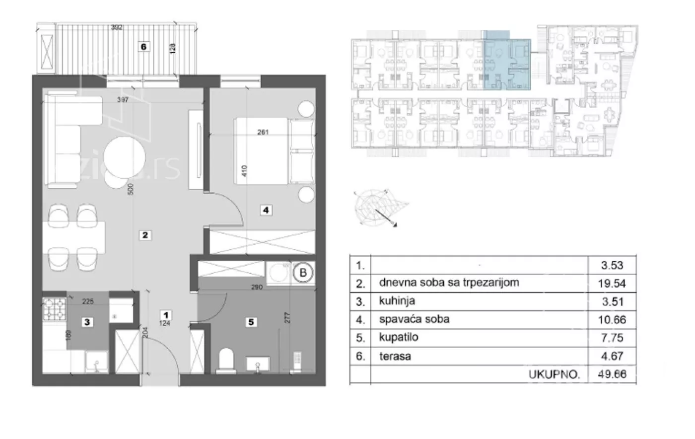 Dvosoban stan | 4zida