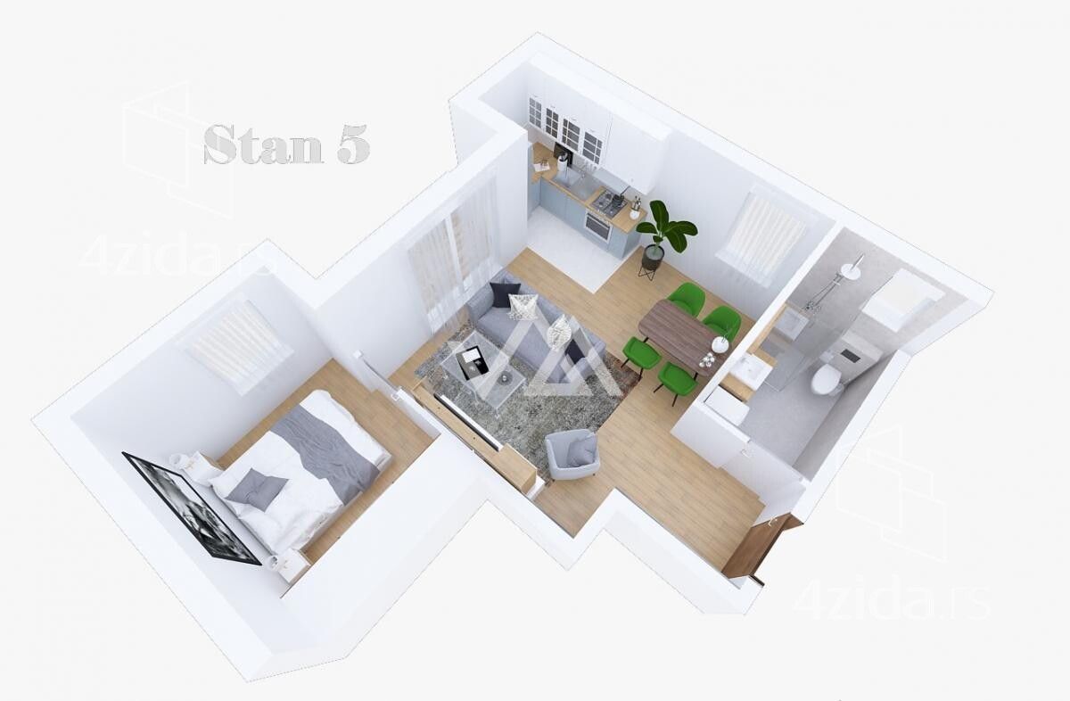 Stan – Beograd, Dunavski venac, Palilula