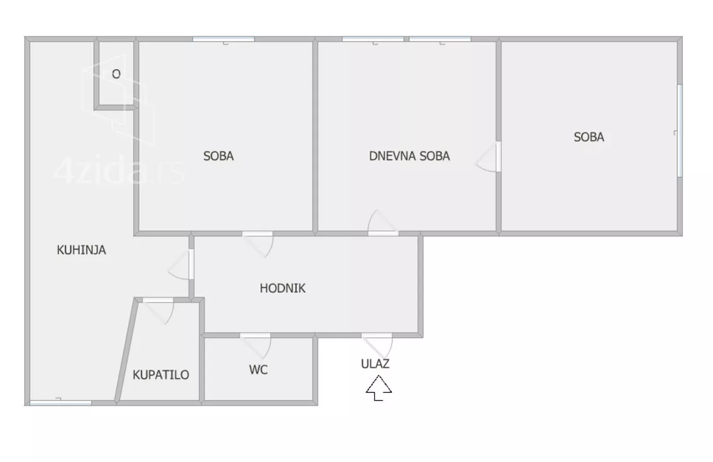Trosoban stan | 4zida