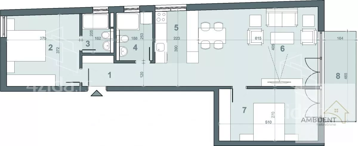 Trosoban stan | 4zida