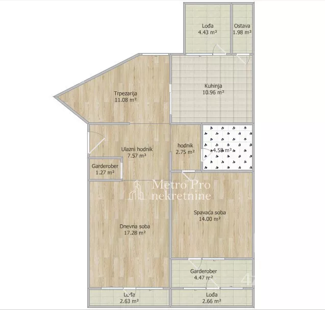 Dvosoban stan | 4zida