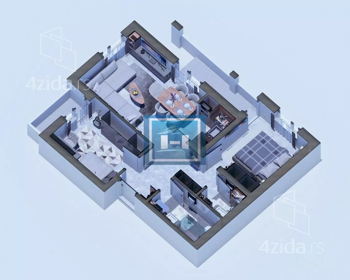 Dvosoban stan | 4zida