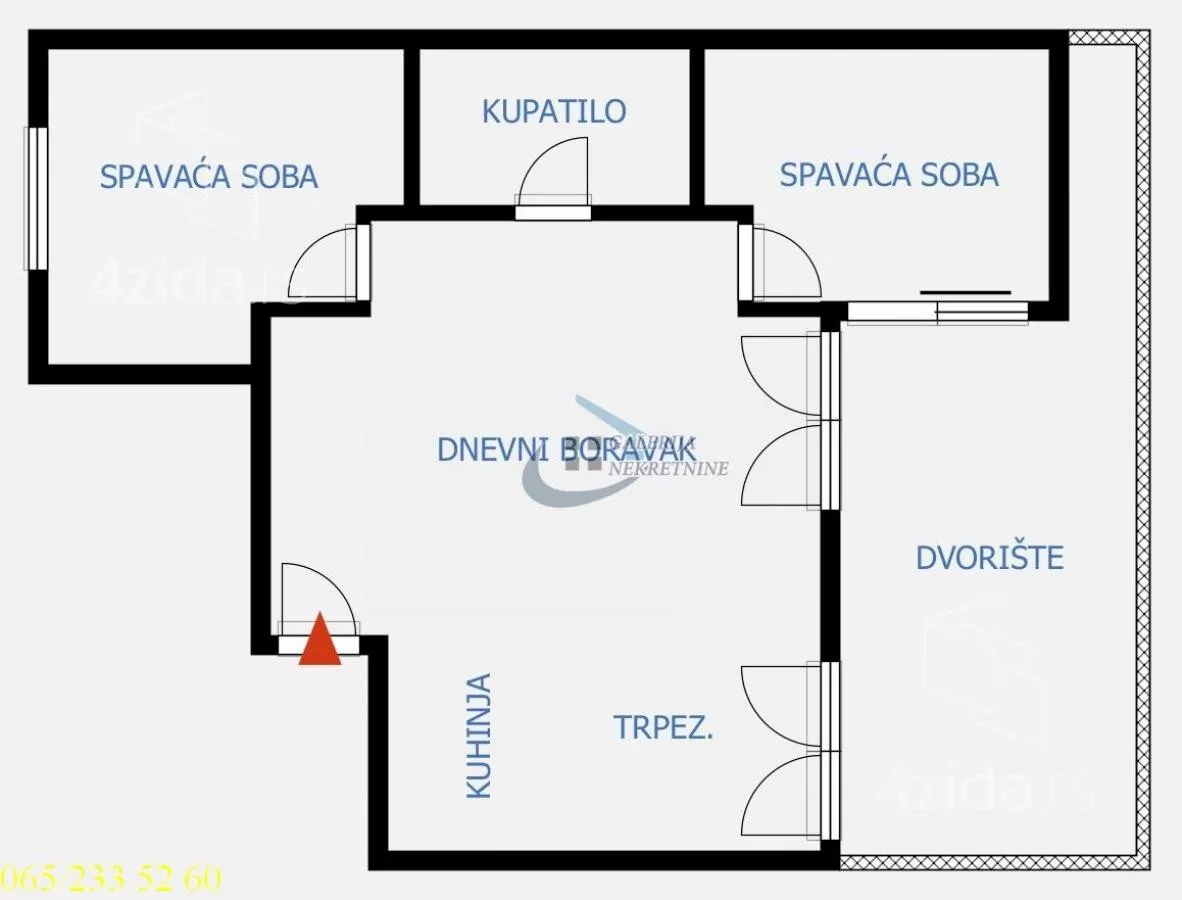 Trosoban stan | 4zida