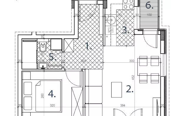 Jednoiposoban stan | 4zida