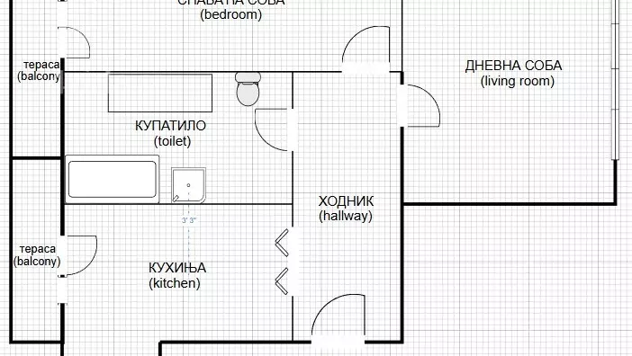 Dvosoban stan | 4zida