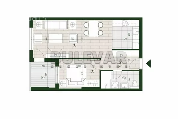 Dvosoban stan | 4zida