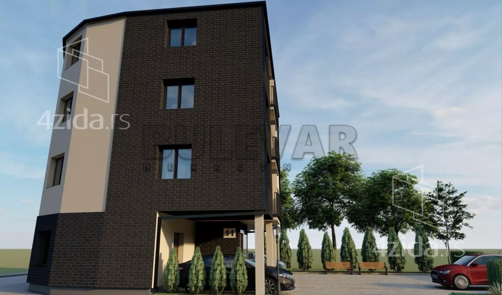 Jednoiposoban stan | 4zida