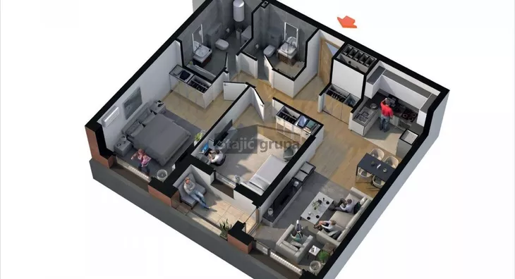 Trosoban stan | 4zida