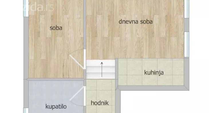 Jednoiposoban stan | 4zida