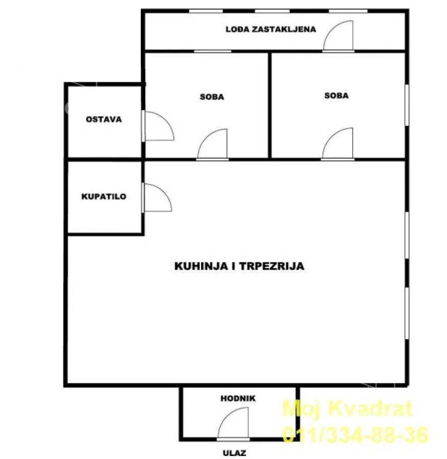 Trosoban stan | 4zida
