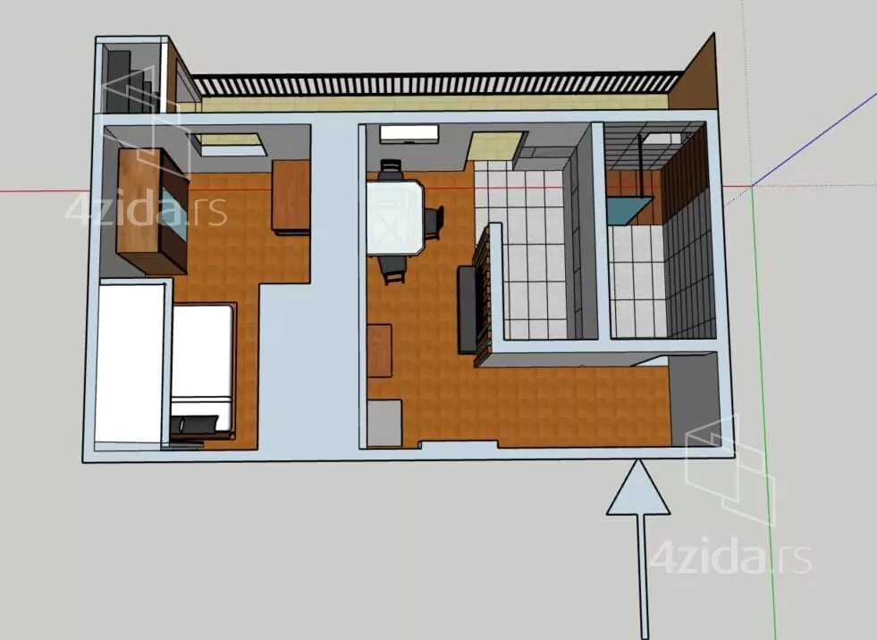 Dvosoban stan | 4zida