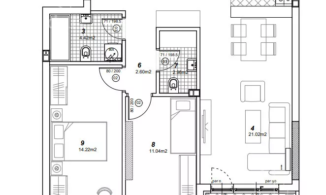 Trosoban stan | 4zida