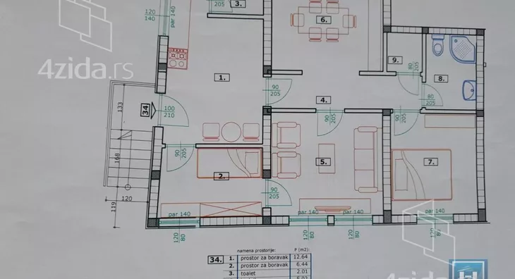 Trosoban stan | 4zida