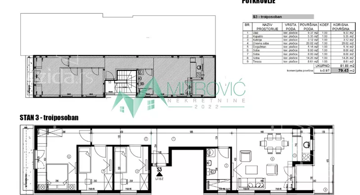 Troiposoban stan | 4zida