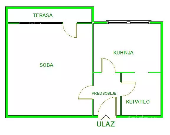 Jednosoban stan | 4zida