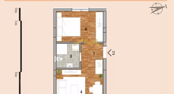 Dvosoban stan | 4zida