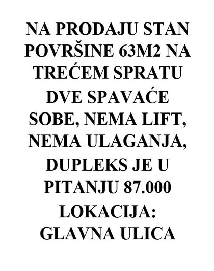 Vidovdanska | 4zida.rs