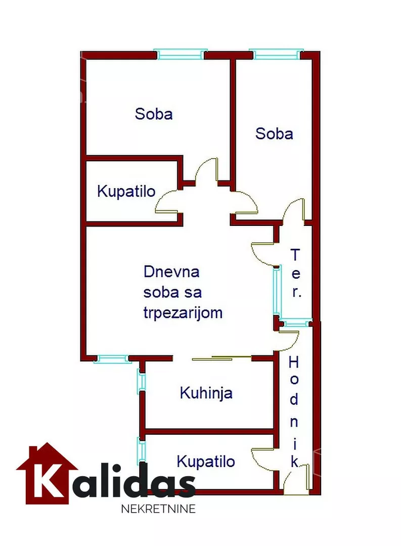Trosoban stan | 4zida