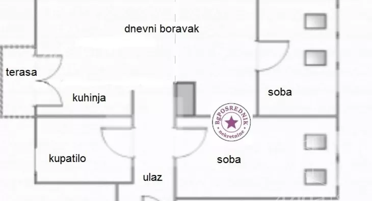 Trosoban stan | 4zida