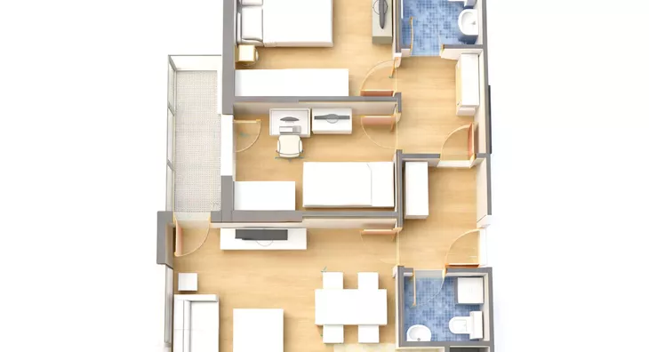 Trosoban stan | 4zida
