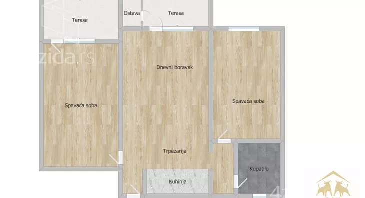 Trosoban stan | 4zida