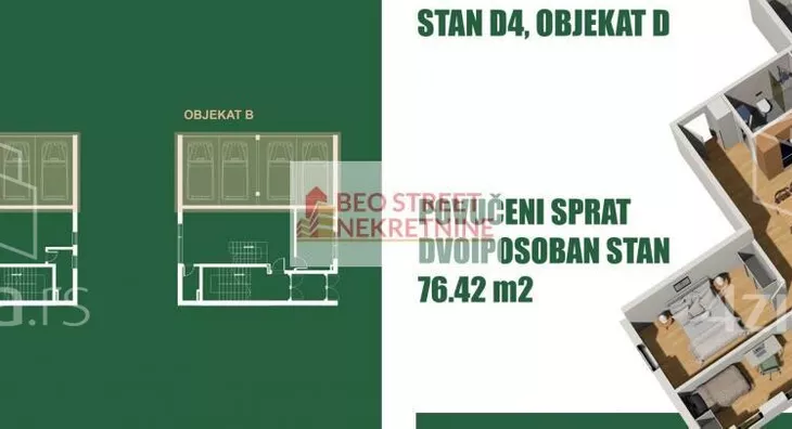 Dvosoban stan | 4zida