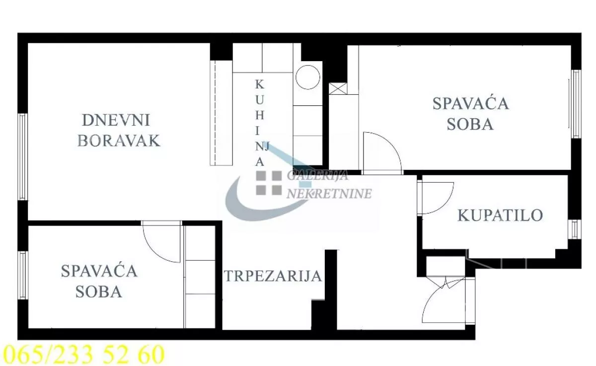 Trosoban stan | 4zida