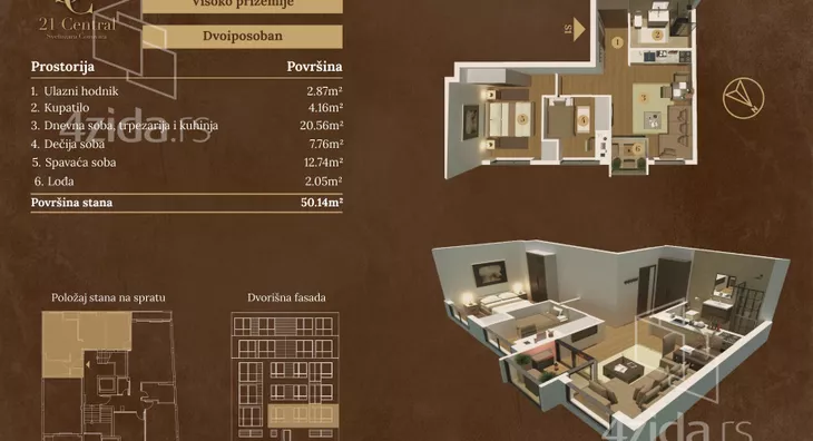 Dvoiposoban stan | 4zida