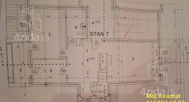 Četvoroiposoban stan | 4zida