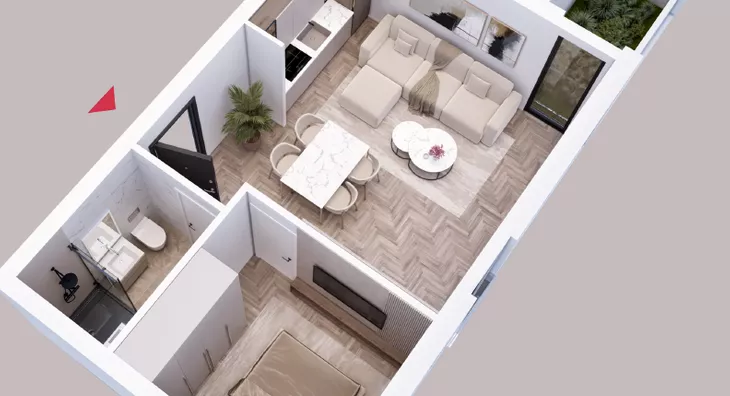 Jednoiposoban stan | 4zida