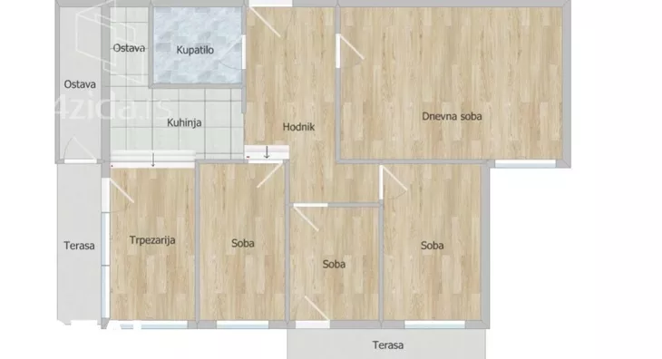 Troiposoban stan | 4zida