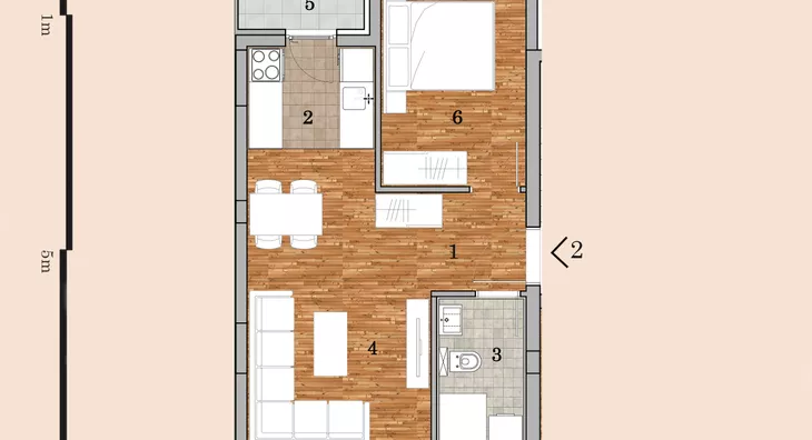 Dvosoban stan | 4zida