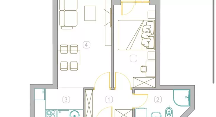 Jednoiposoban stan | 4zida