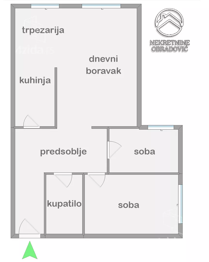 Trosoban stan | 4zida