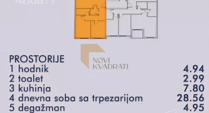 Trosoban stan | 4zida