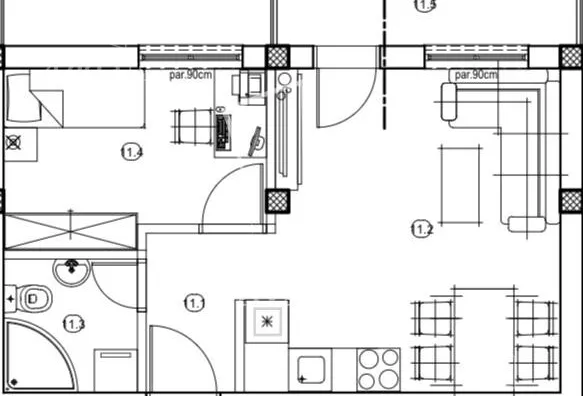 Jednoiposoban stan | 4zida