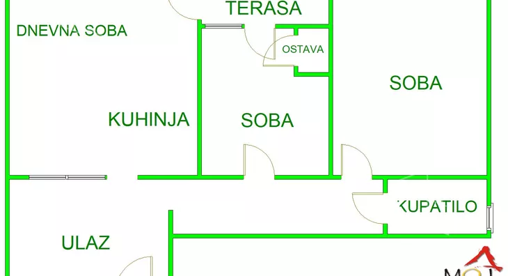 Dvoiposoban stan | 4zida