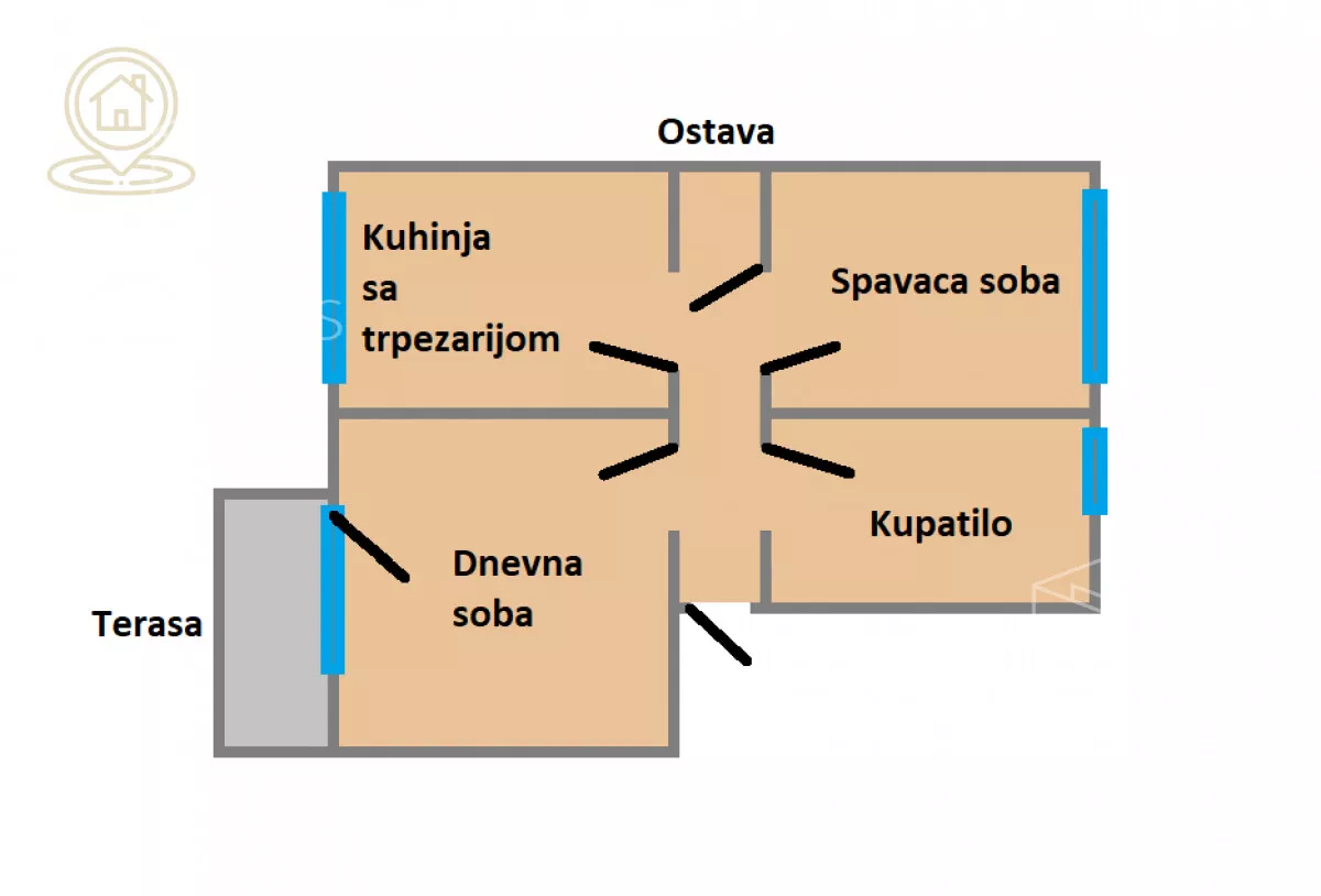 Dvosoban stan | 4zida