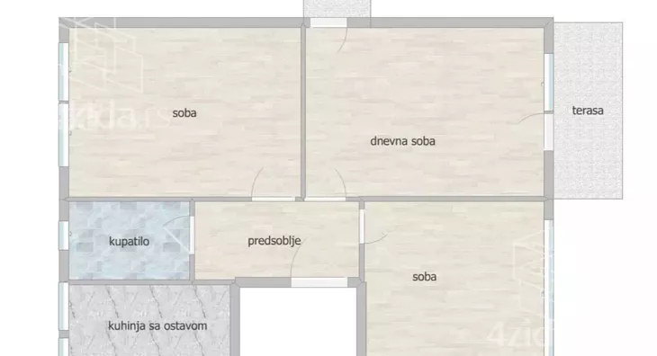 Trosoban stan | 4zida